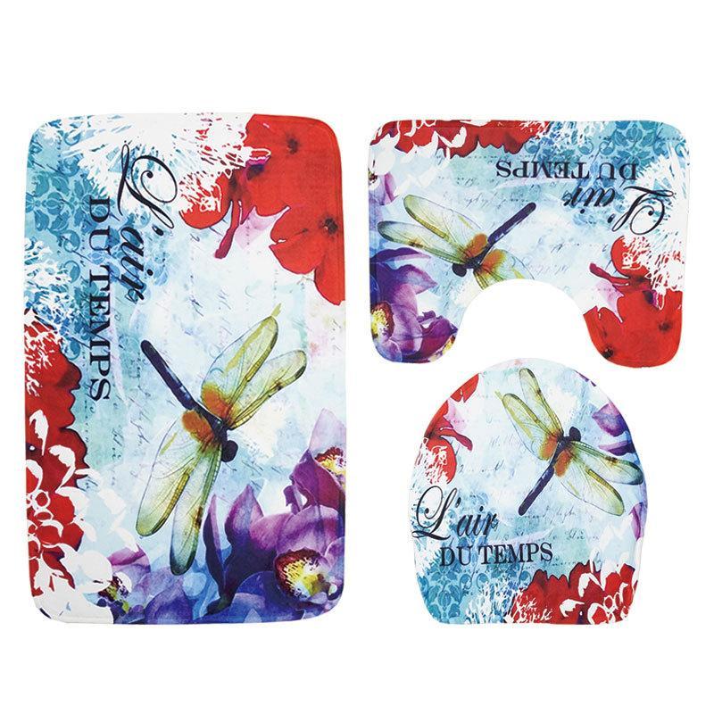 Flowers and The Sea Bath Mat Sets - Theone Apparel