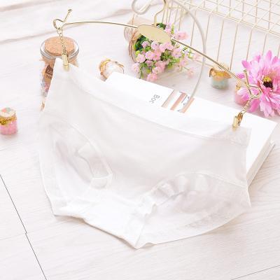 Flowery Trim Tummy Tuck Panty-White-Theone Apparel