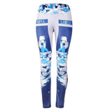 For the Ladies Printed Gym Leggings - Theone Apparel
