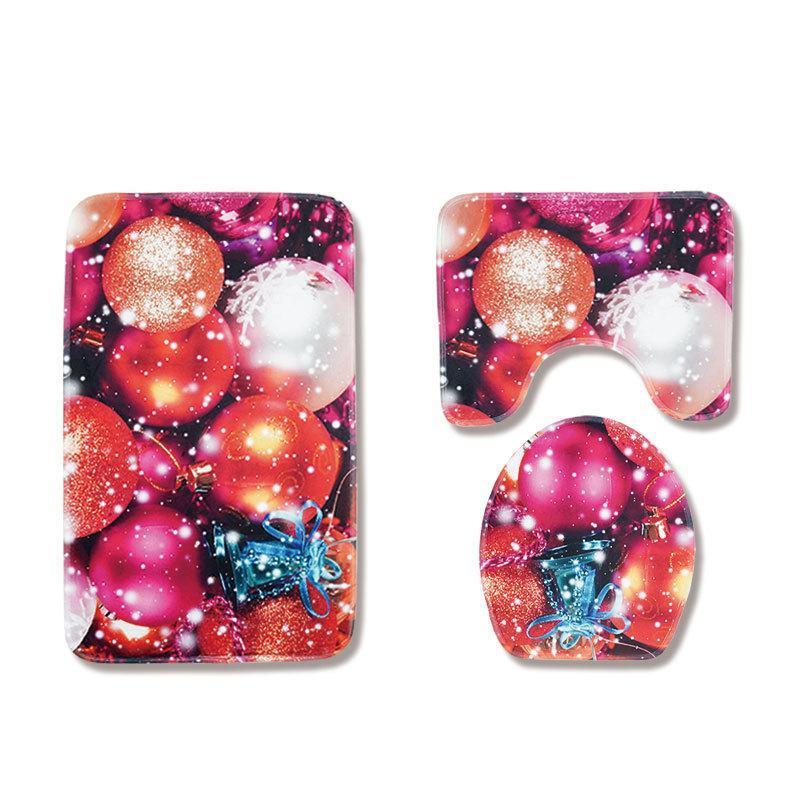 Happy Holidays Christmas Cheer Rug Set-621-0004-S3-Theone Apparel