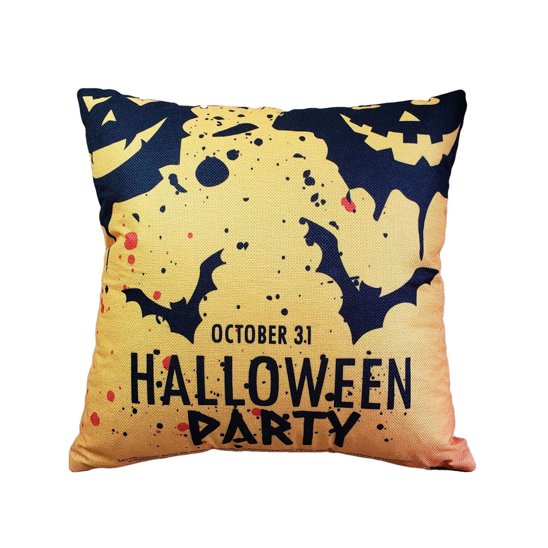 Fundas de almohada con estampado de Halloween embrujado