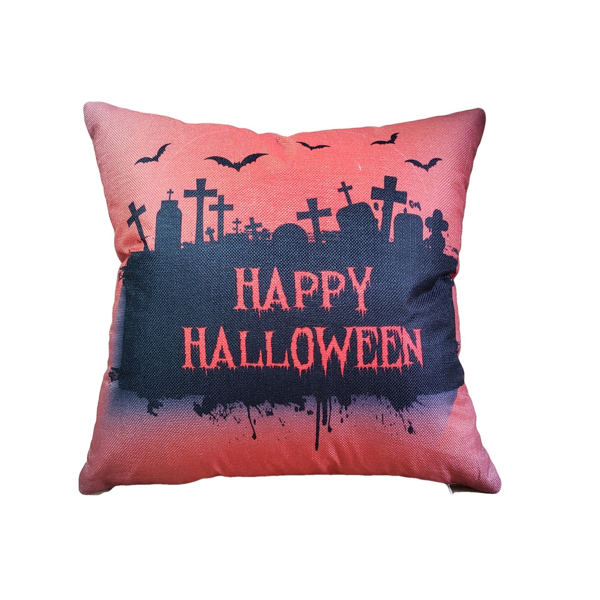 Fundas de almohada con estampado de Halloween embrujado