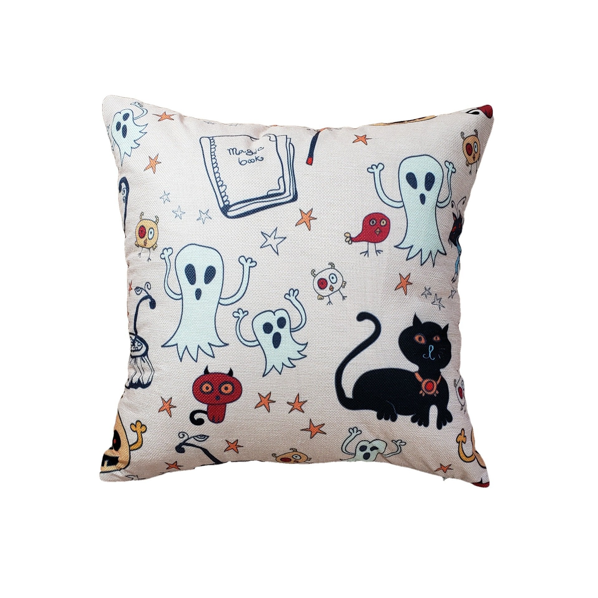 Fundas de almohada con estampado de Halloween embrujado