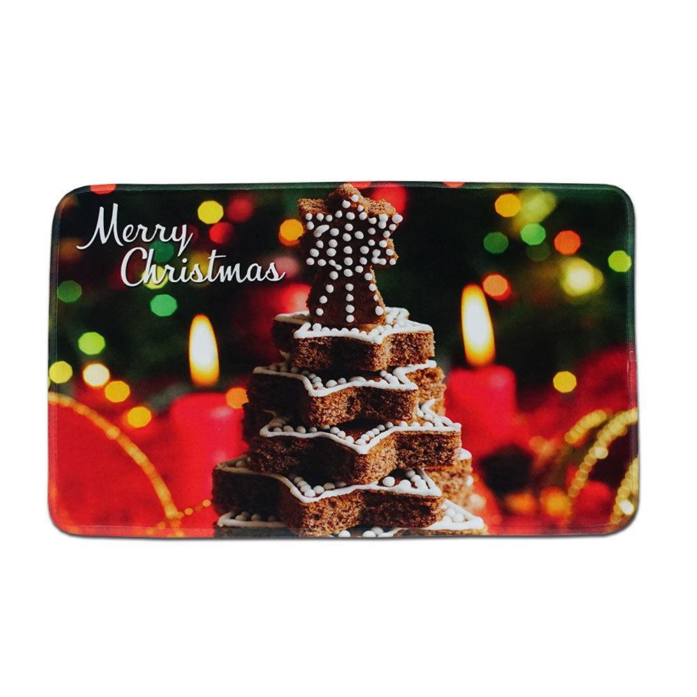 Holiday Cheer Christmas Greetings Door Mat