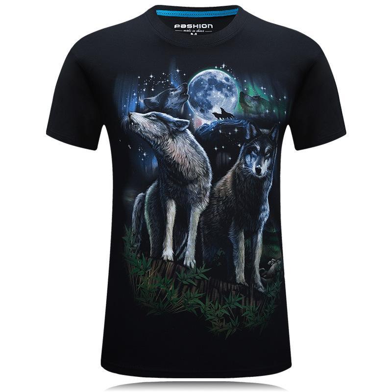 Chemise de décor duo wolf hurlante