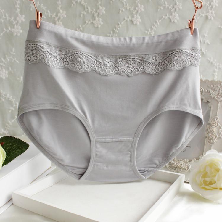 Lace Ruffle Nude High Rise Panty-Gray-Theone Apparel