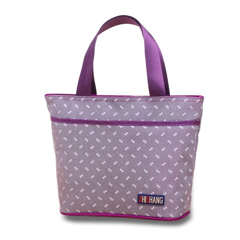 Large Preppy Print Tote Bag - Theone Apparel