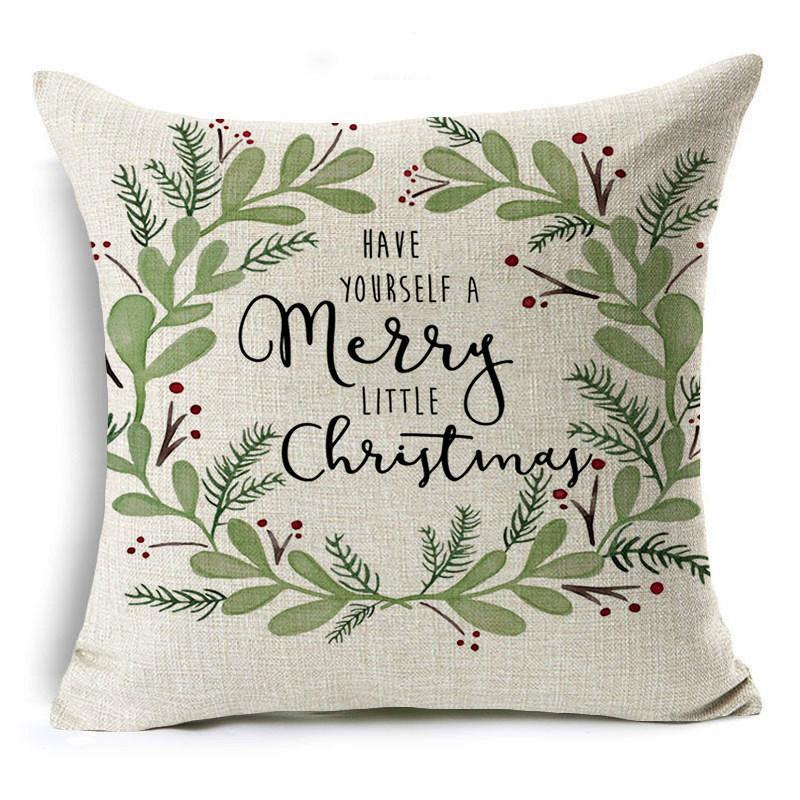 Merry Christmas Holiday Pillow Covers-601-0060-S20-Theone Apparel