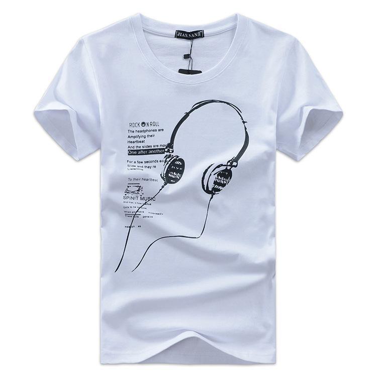 Music is Life Headphone Shirt-Theone Apparel