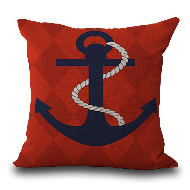 Nautical Navy Inspired Pillow Covers-601-0020-S3-Theone Apparel