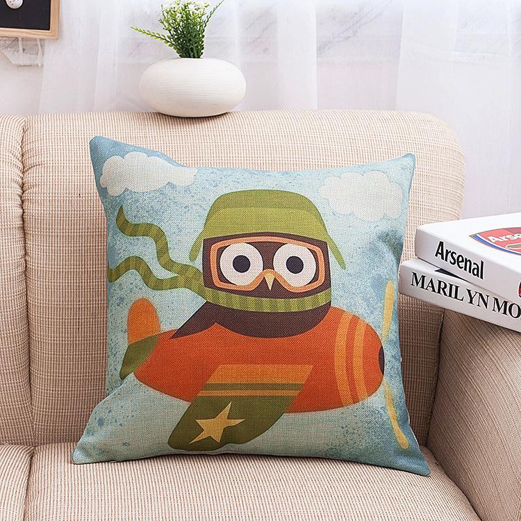 Owl Cuties Kids Square Pillow Cover-601-0017-S1-Theone Apparel
