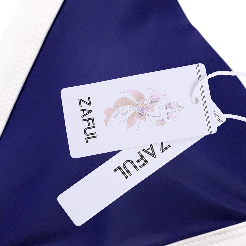 Padded Color Block Bikini Set