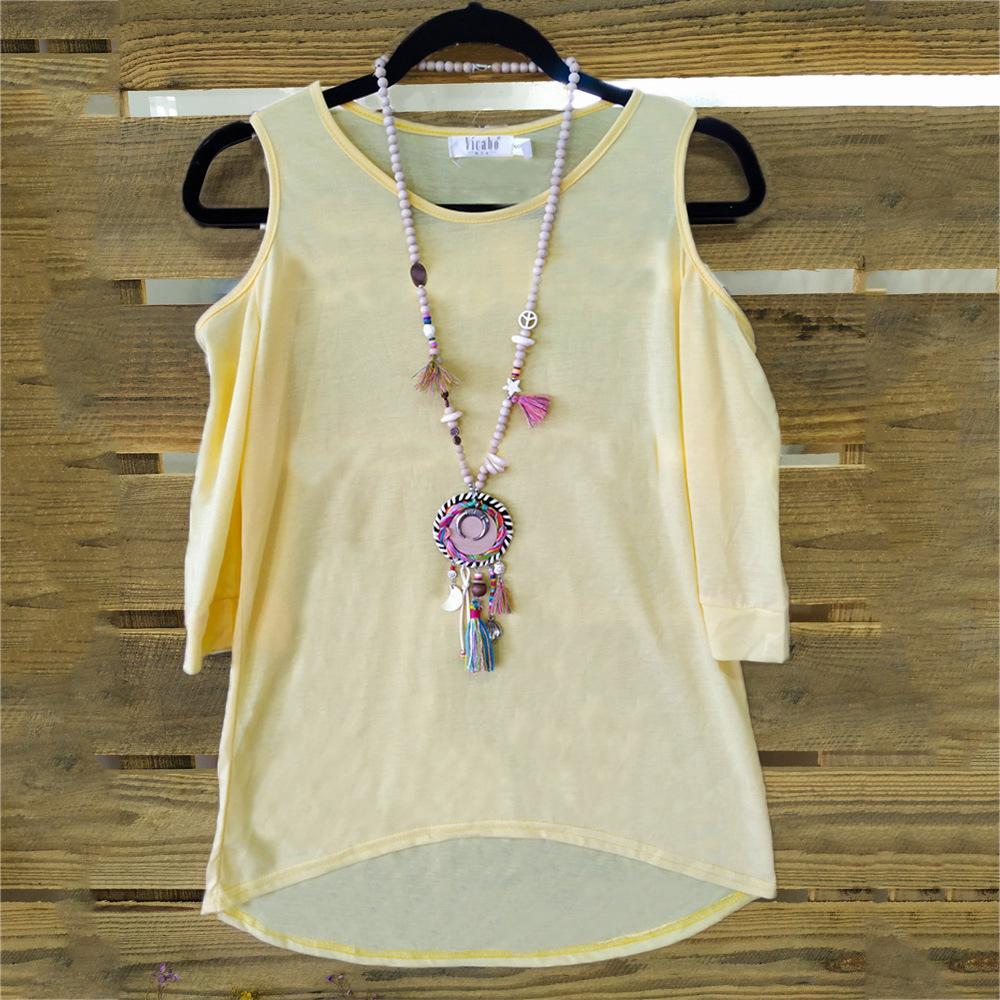 Peekaboo Cold Shoulder Sweater Top-Yellow-Theone Apparel