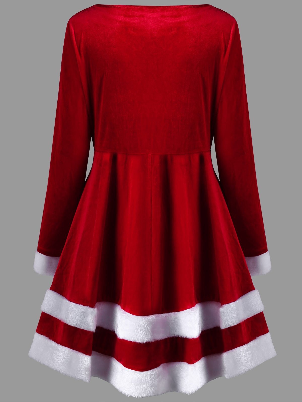 Plus Size Christmas Long Sleeve Dress