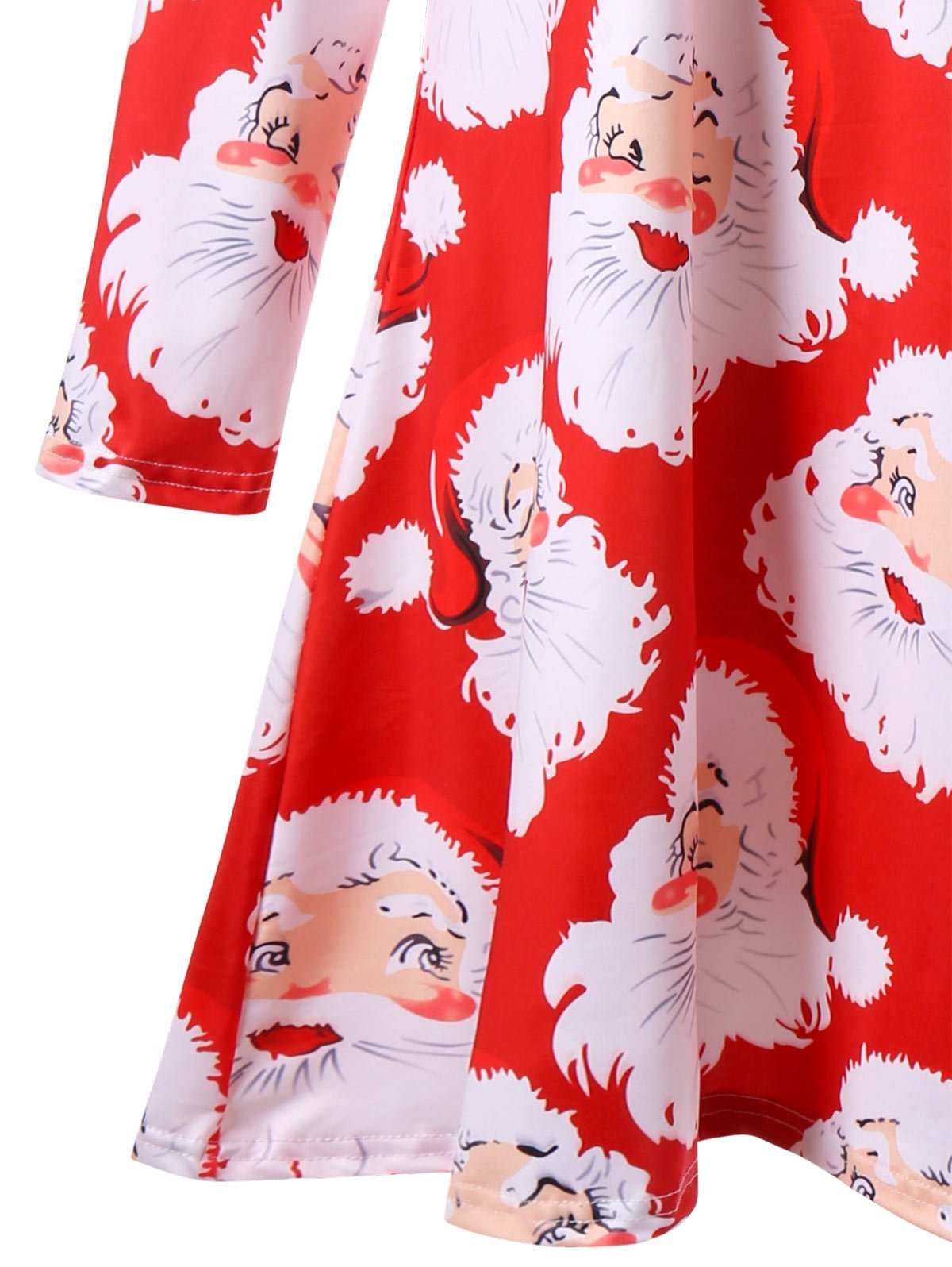 Plus Size Smiling Santa Swing Dress