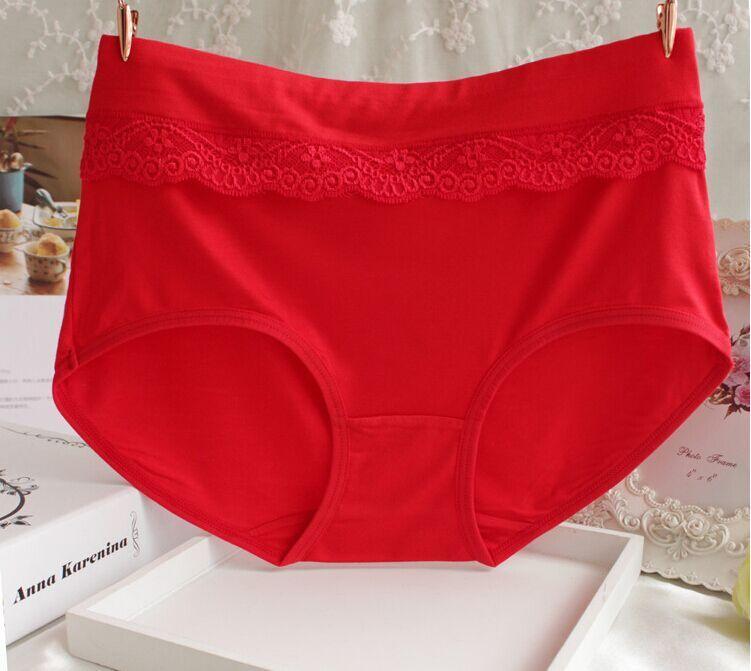 Panty de haute hauteur à volants en dentelle