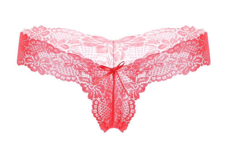 Blumenspitze mit weitem Rock Tanga Panty