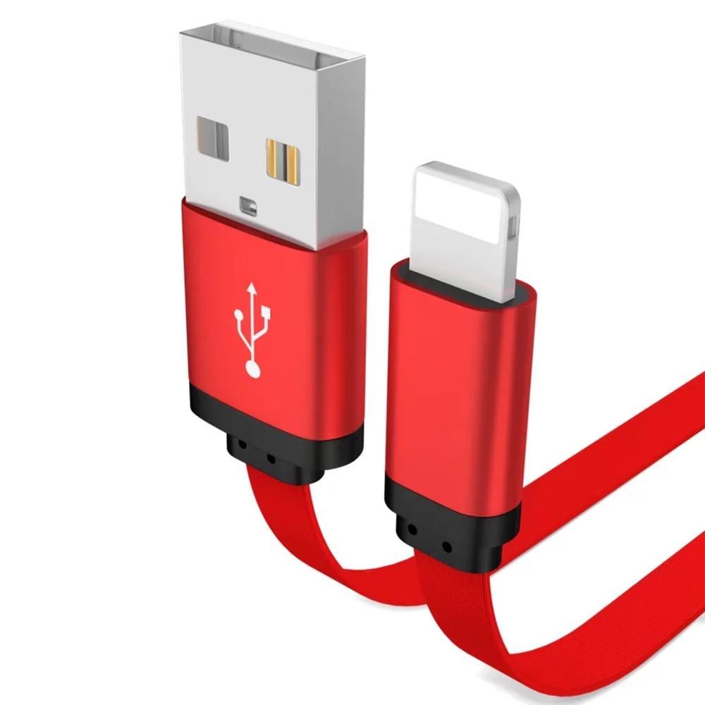 Reliable Charging Cable for iPhone and iPad-Red-Theone Apparel