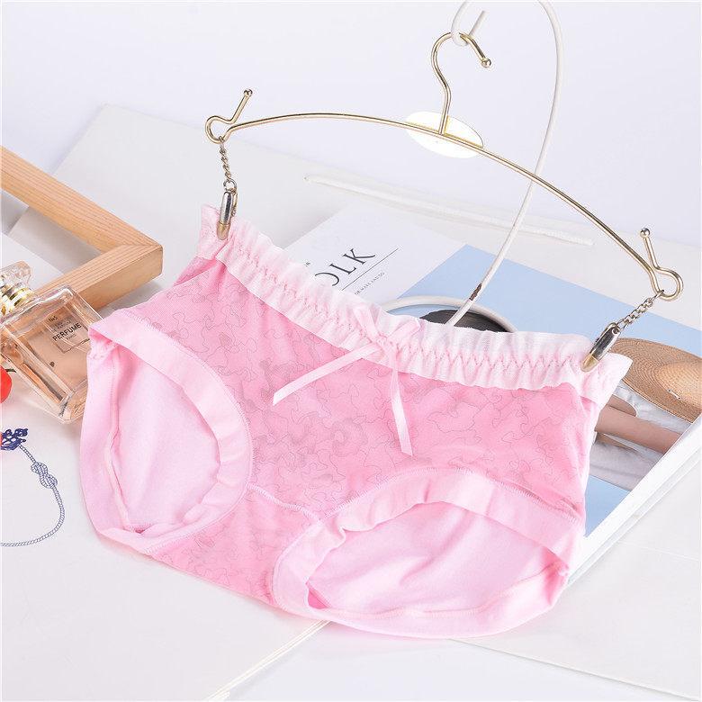 Ruffle Top Floral Print Panty-Pink-Theone Apparel