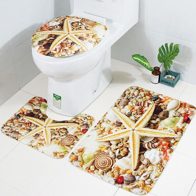 Scenes From Nature Bathroom Rug Set-621-0003-S13-Theone Apparel