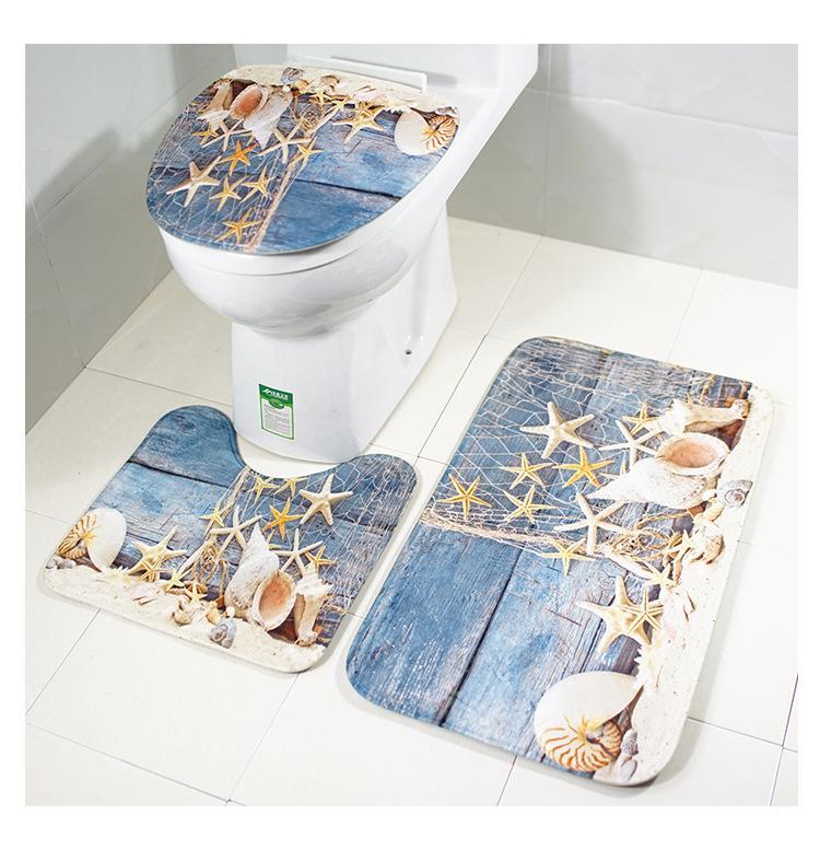 Scenes From Nature Bathroom Rug Set-621-0003-S16-Theone Apparel