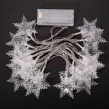 Snowflake Battery Powered Christmas Lights