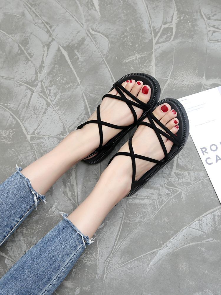 Strapped In Runaround Platform Sandals