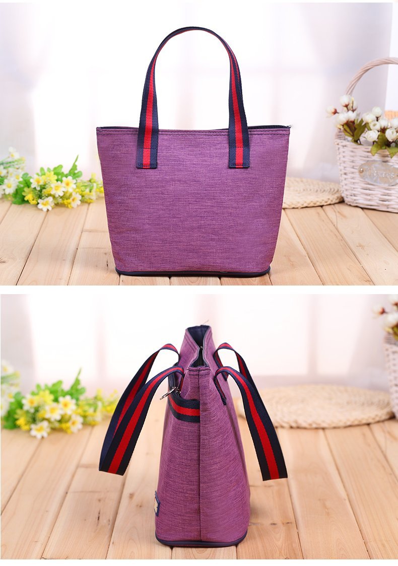 Strappy Shopper Tote Handbag