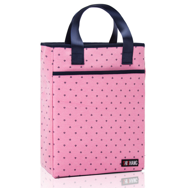 Stampato preppy tote borse extra alte