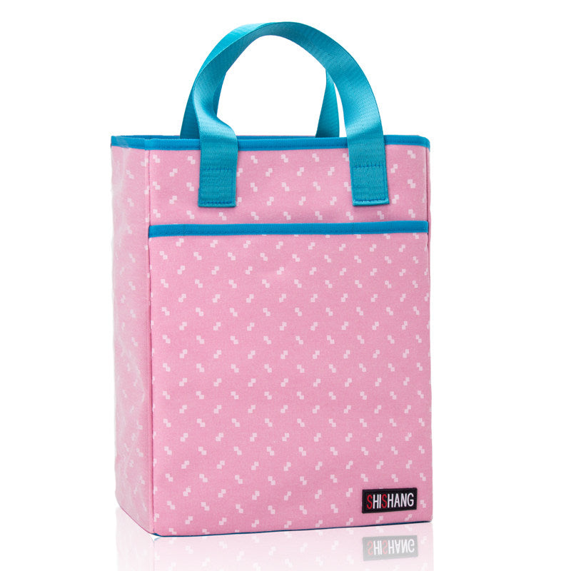 Stampato preppy tote borse extra alte