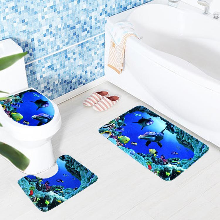 Three Piece Bathroom Carpet Set