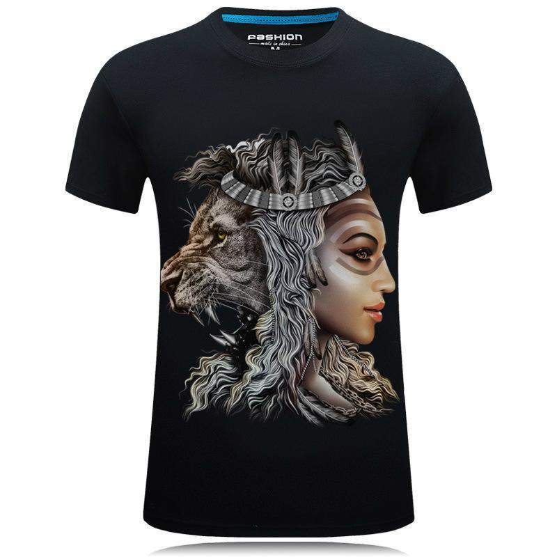 Two Sides of the Coin Graphic Shirt-Black-Theone Apparel