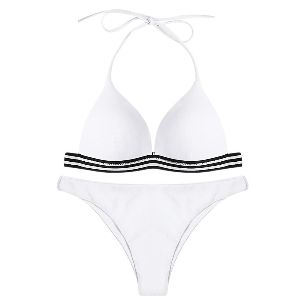 Neckholder-Damen-Bikini-Set