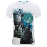 Camisa de tres lobos de los aulladores de la luna