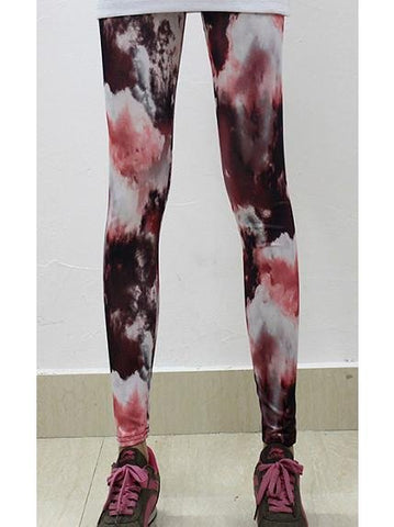 Abstract Watercolor Sport Leggings - THEONE APPAREL