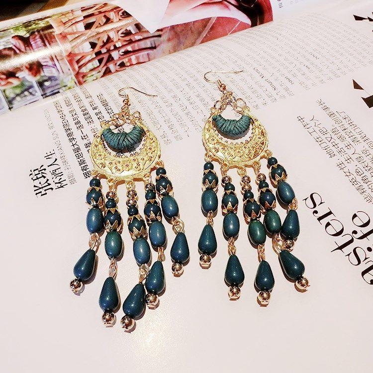 Black & Gold Chandelier Earrings - THEONE APPAREL