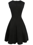 Black & White Polka Dot Contrast Dress - THEONE APPAREL