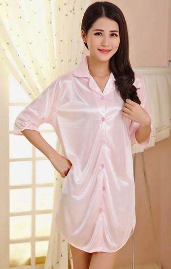 Button Up Tunic Nightie - THEONE APPAREL