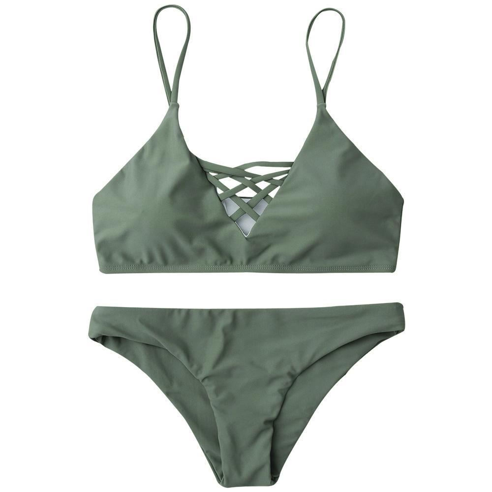 Cami Lace Up Womens Bikini - THEONE APPAREL